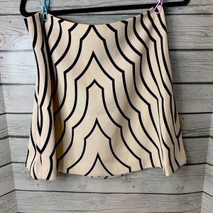 Marc By Marc Jacobs Skirt Size 6 Women’s White With Black Stripes New $298 Read